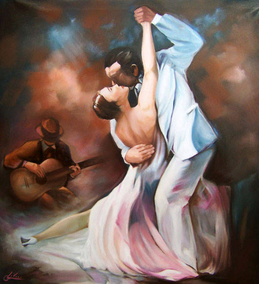 Tango - Olio su tela cm 80x90