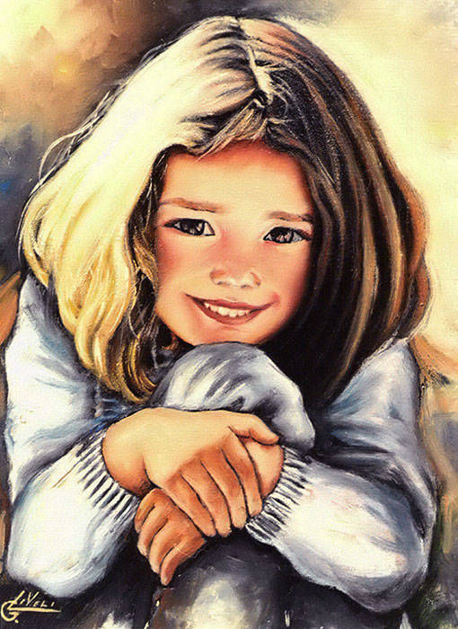 Lisa - Olio su tela cm 30X40