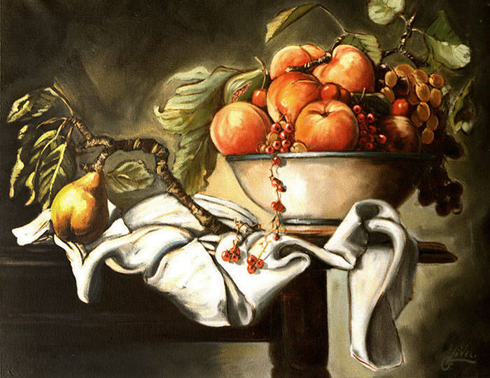 Natura morta - Olio su tela cm 50x70