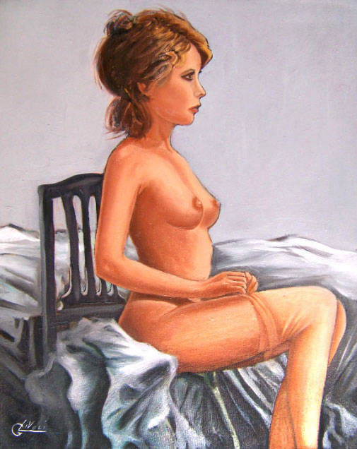 Nudo - Olio su tela cm 40x50