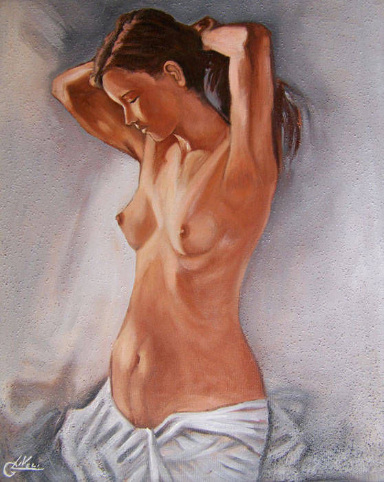 Nudo - Olio su tela cm 40x50