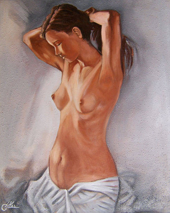 Nudo - Olio su tela cm 40x50