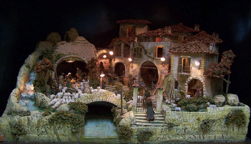 Presepe - Il borgo