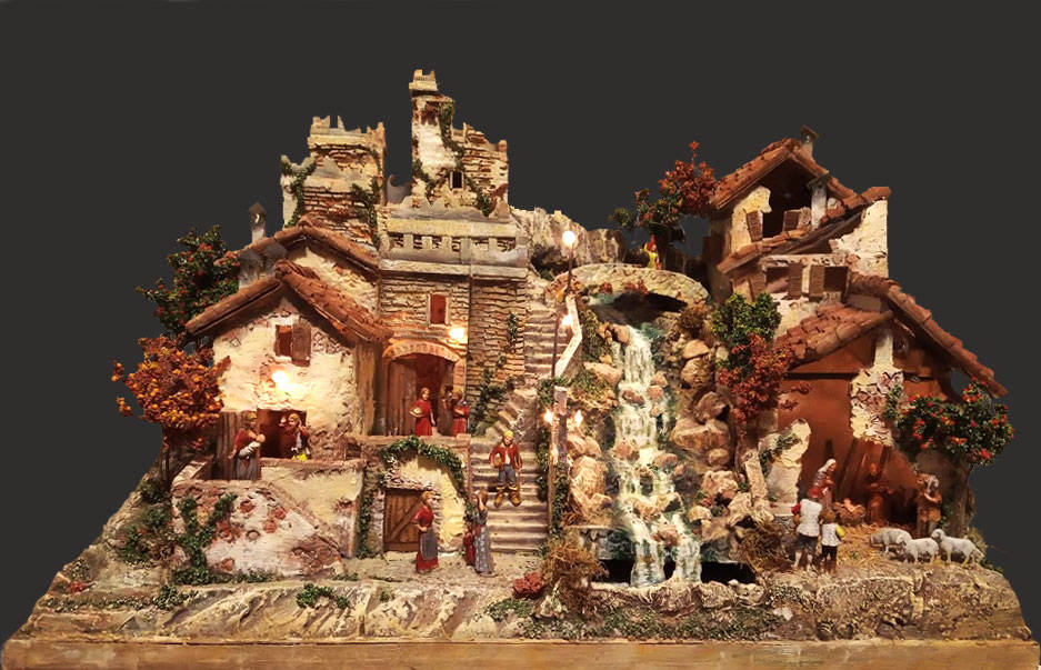 Presepe - Le cascate