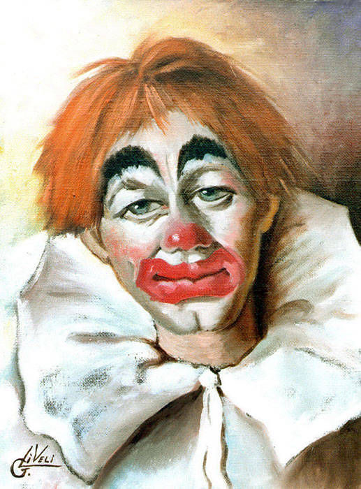 Tristezza - Olio su tela cm 40x50